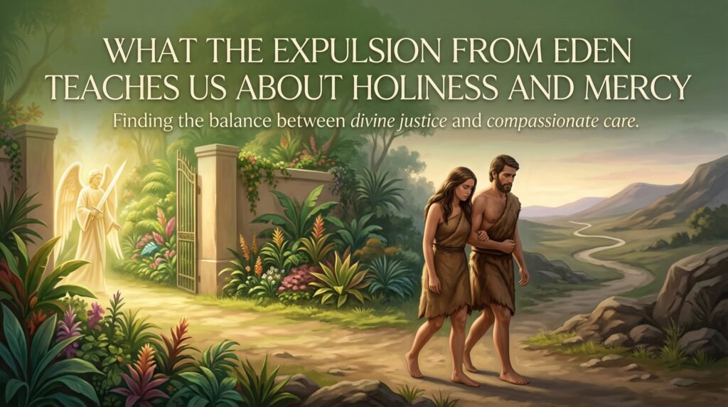 holiness and mercy in Eden